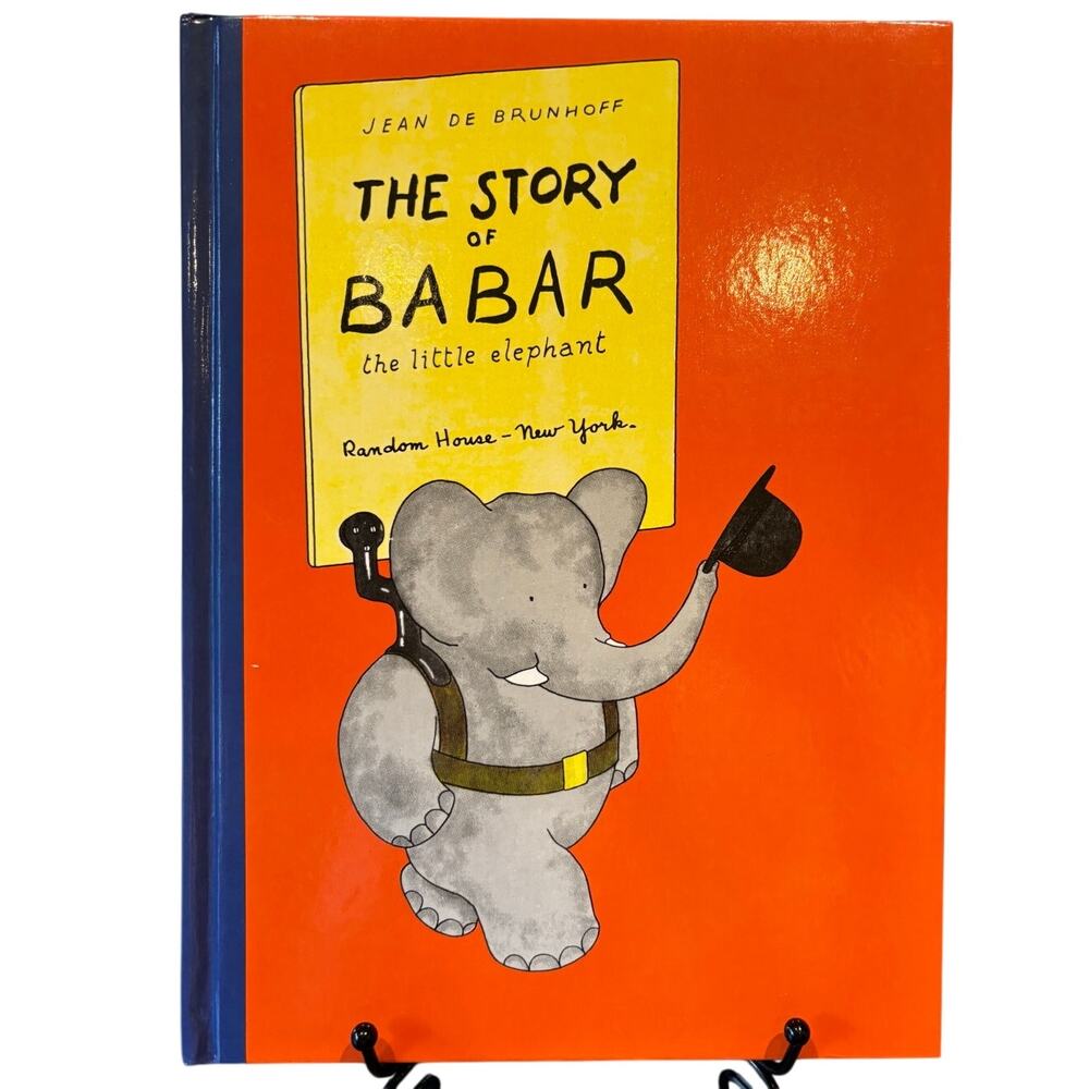 Vintage 2002 The Story of Babar Book by Jean De Brunhoff, Hardcover